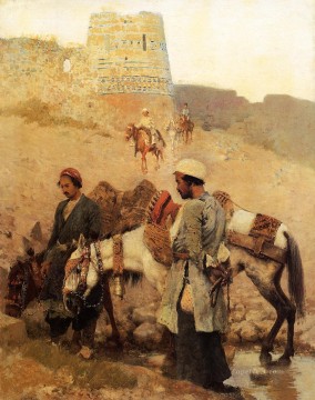 エドウィン・ロード・ウィークス Painting - ペルシャの旅 ペルシャ人 エジプト人 インド人 エドウィン・ロード・ウィークス